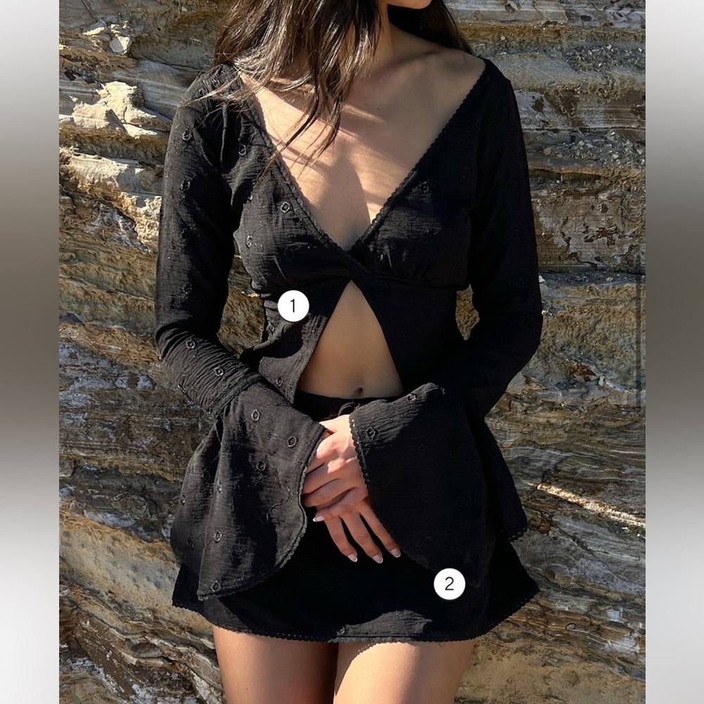 Frankie’s Bikini Eyelet Set